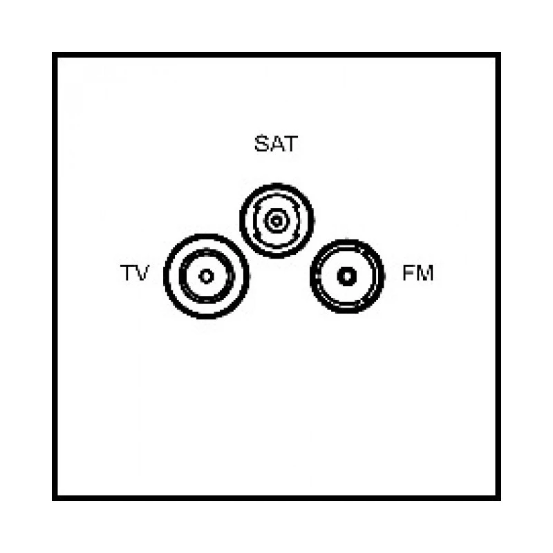 Art d'Arnould - Epure - Prise TV/FM/SAT - Blanc satin Art D'Arnould - Epure - Prise TV/FM/SAT - Blanc Satin -Alliance Lec Magasin art d arnould epure prise tv fm sat blanc satin