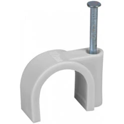 Attache Pontets Pour Tube IRL Et Cable Ronds Diam. 22mm Grise Eur'ohm