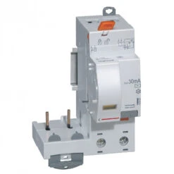 Bloc Diff Adapt DX³-vis-2P-230/400 V~-40 A-type AC-30 MA-disj 1 Mod/pôle