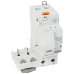 Bloc Diff Adapt DX³-vis-2P-230/400 V~-40 A-type Hpi-300 MA-disj 1 Mod/pôle
