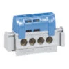 Bornier De Répartition IP 2X - Neutre - 4 Connexions 1,5 à 16 Mm² -bleu- L 47 Mm