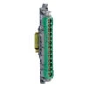 Bornier De Répartition IP 2X - Terre - 1 Connexion 6 à 25 Mm² - Vert - L 113 Mm