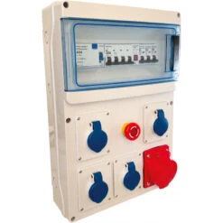 Coffret Chantier 4PC 230V+1PC 3P+N+T 400V 32A / Eurohm