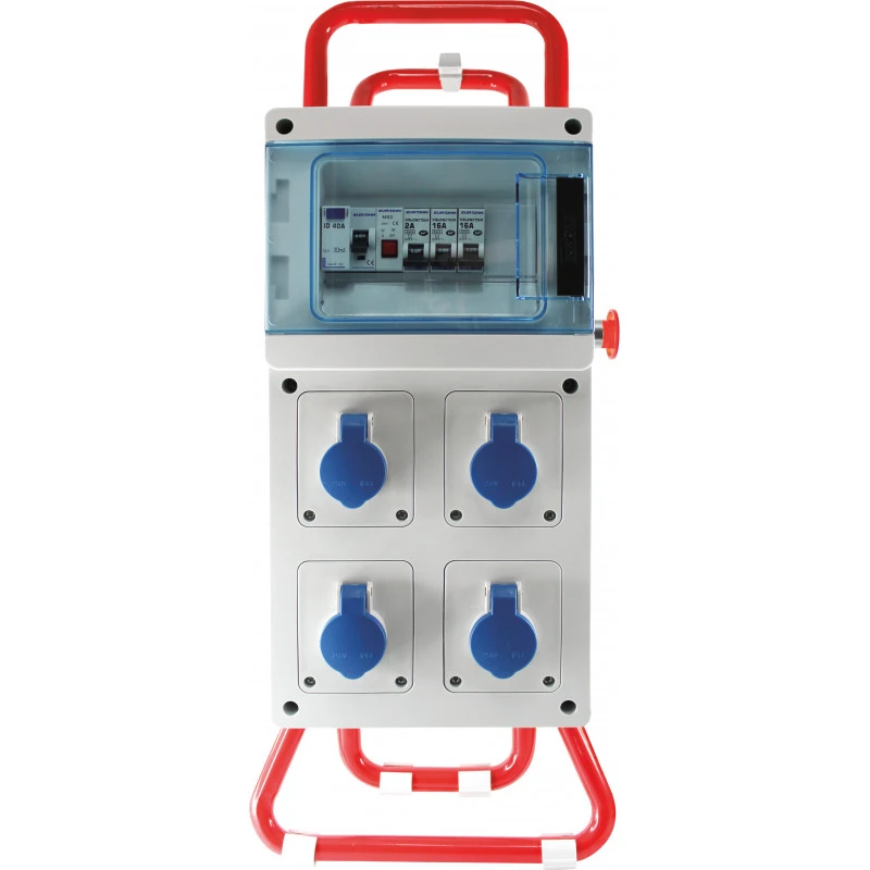 Coffret de chantier équipé 4PC + Support Eur'ohm Coffret De Chantier équipé 4PC + Support Eur'ohm -Alliance Lec Magasin coffret de chantier equipe 4pc support eur ohm