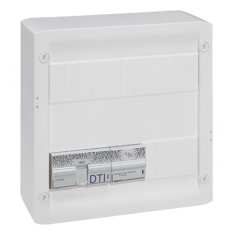 Coffret de communication Basique Double Play - 18 modules / Legrand Coffret De Communication Basique Double Play - 18 Modules / Legrand -Alliance Lec Magasin coffret de communication basique double play 18 modules legrand