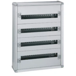 Coffret Distribution Métal XL³ 160 - Tout Modulaire - 4 Rangées - 750x575x147