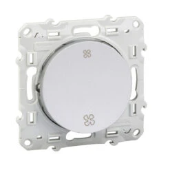 Commande VMC Sans Position Arret Alu Schneider Electric Odace