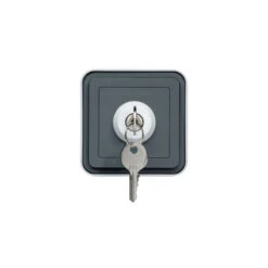 Cubyko Arrêt Urg. 1/4 Tour Saillie Gris