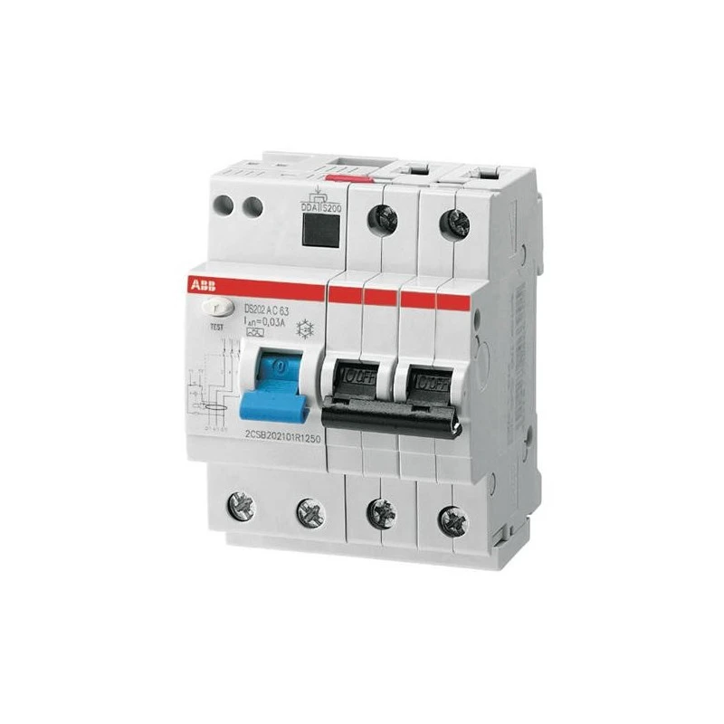 Disjoncteur Différentiel avec protection surtension - 2 pôles - DS202 M AC-C10/0,03 / ABB Disjoncteur Différentiel Avec Protection Surtension - 2 Pôles - DS202 M AC-C10/0,03 / ABB -Alliance Lec Magasin disjoncteur differentiel protection surtension 2 poles ds202 m ac c10003 abb