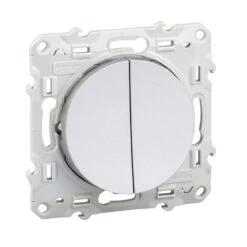 Double Poussoir Alu Schneider Electric Odace