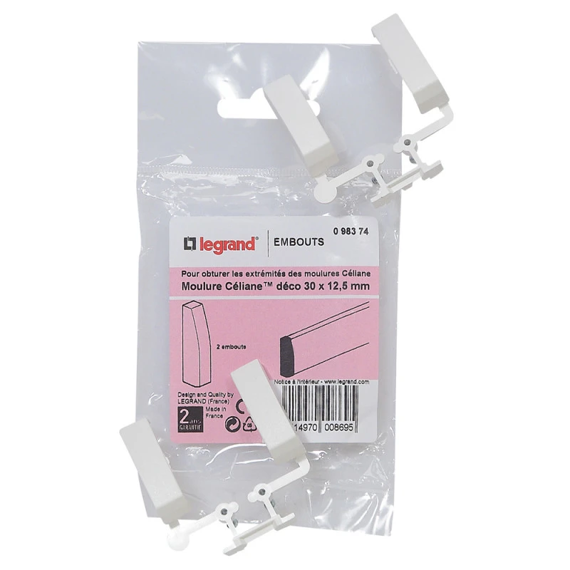EMBOUTS - POUR MOULURE CÉLIANE DÉCO 30 X 12,5 MM EMBOUTS - POUR MOULURE CÉLIANE DÉCO 30 X 12,5 MM -Alliance Lec Magasin embouts pour moulure celiane deco 30 x 12 5 mm