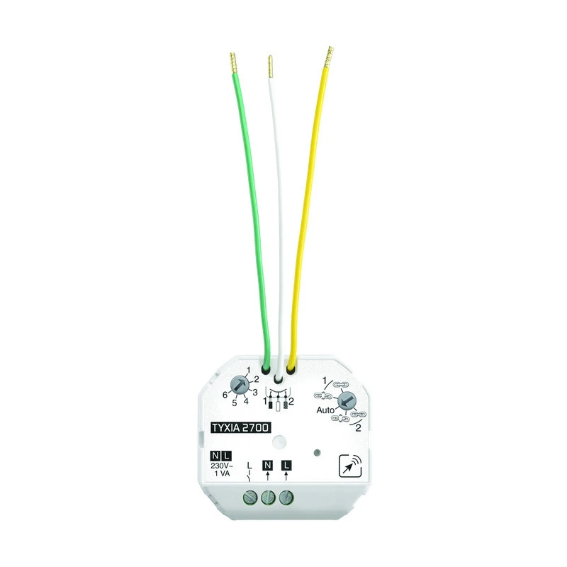 Émetteur radio 230 V - 2 voies multifonctions Tyxia 2700 - Deltadore Émetteur Radio 230 V - 2 Voies Multifonctions Tyxia 2700 - Deltadore -Alliance Lec Magasin emetteur radio 230 v 2 voies multifonctions tyxia 2700 deltadore 1