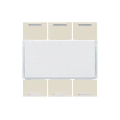 Enjoliveur 6 Boutons Poussoirs KNX Gallery LED Dune / Hager