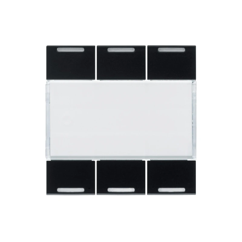 Enjoliveur 6 boutons poussoirs KNX gallery LED night/ Hager Enjoliveur 6 Boutons Poussoirs KNX Gallery LED Night/ Hager -Alliance Lec Magasin enjoliveur 6 boutons poussoirs knx gallery led night