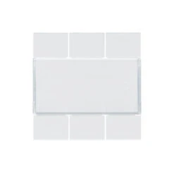 Enjoliveur 6 Boutons Poussoirs KNX Gallery Pure / Hager