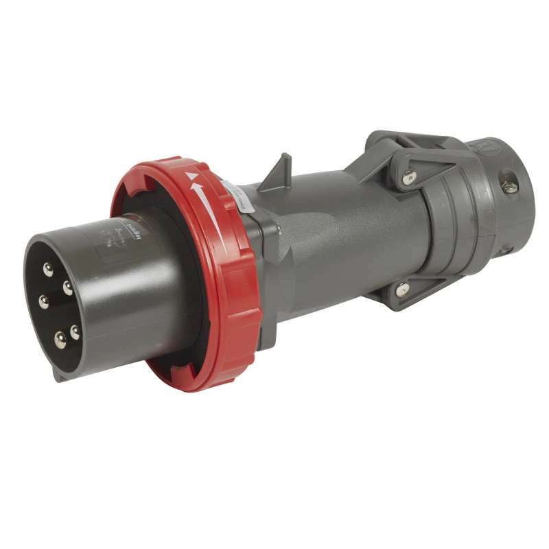 Fiche droite Hypra -IP66/67-55- 63A - 380/415 V~ - 3P+N+T Fiche Droite Hypra -IP66/67-55- 63A - 380/415 V~ - 3P+N+T -Alliance Lec Magasin fiche droite hypra ip66 67 55 63a 380 415 v 3p n t