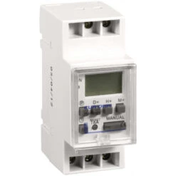 Horloge Digital 16A 7j 50 Pas Rés. Mar. 1 Mois Eur'ohm