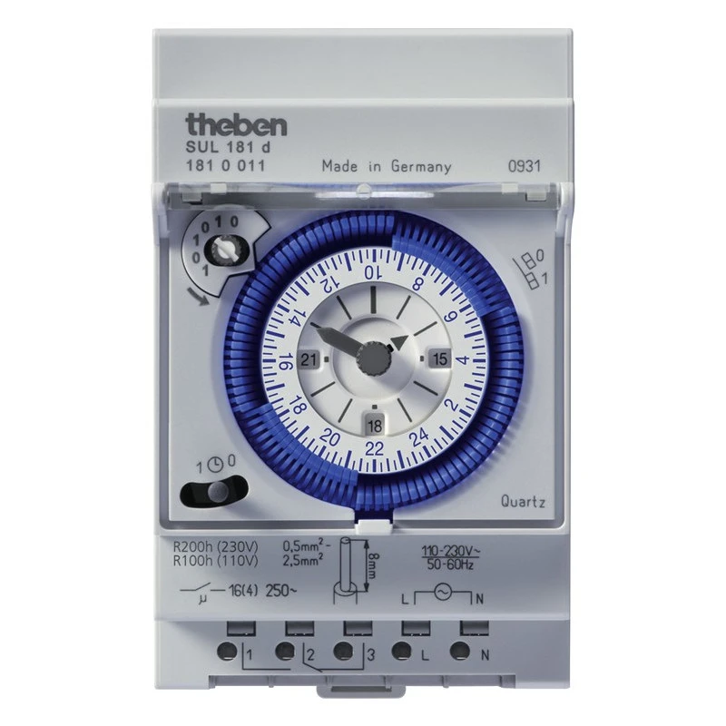 Horloge Programmable Analogique SUL 181 d Theben Horloge Programmable Analogique SUL 181 D Theben -Alliance Lec Magasin horloge programmable analogique sul 181 d theben