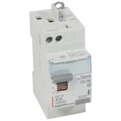 Inter Diff DX³-ID - Vis/auto - 2P - 230V~ - 40A -type Hpi- 30mA -départ Haut- 2M