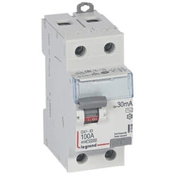 Inter Diff DX³-ID - Vis/vis - 2P- 230V~-100A - Type AC - 30mA - Départ Bas - 2M