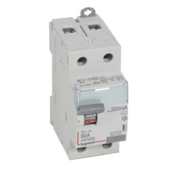 Inter Diff DX³-ID - Vis/vis - 2P- 230V~-80A - Type AC - 300mA - Départ Bas - 2M