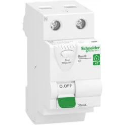 Interrupteur Différentiel 2P 40A 30mA Type A Embrochable Schneider Electric Resi9 XE