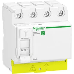 Interrupteur Différentiel Schneider 4P - 63A - 30mA - Type A - Peignable