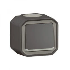 Interrupteur Ou Va-et-vient Témoin 10AX 250V Plexo Complet Saillie Anthracite / Legrand