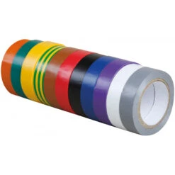 Lot De 10 Rubans Adhesifs / Panachés Eur'ohm