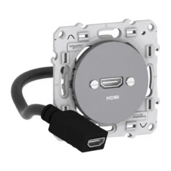 ODACE HDMI TYPE A ALU Schneider Electric