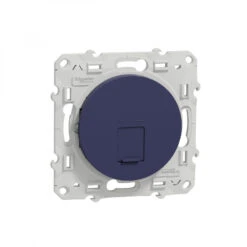 Odace, Prise RJ45 Infraplus Cobalt, Sans Connecteur / Schneider