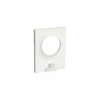 Plaque Blanc 1 Poste Avec Pince Multi-usage Schneider Electric Odace Styl Pratic