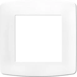 Plaque Blanche 1 Poste X 50 Pieces Eurohm Esprit