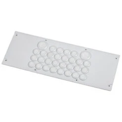 Plaque Cabstop IP 55 - 28x Ø5 à 14 - 2xØ14 à 24 - 2 Réserves 100 Mm