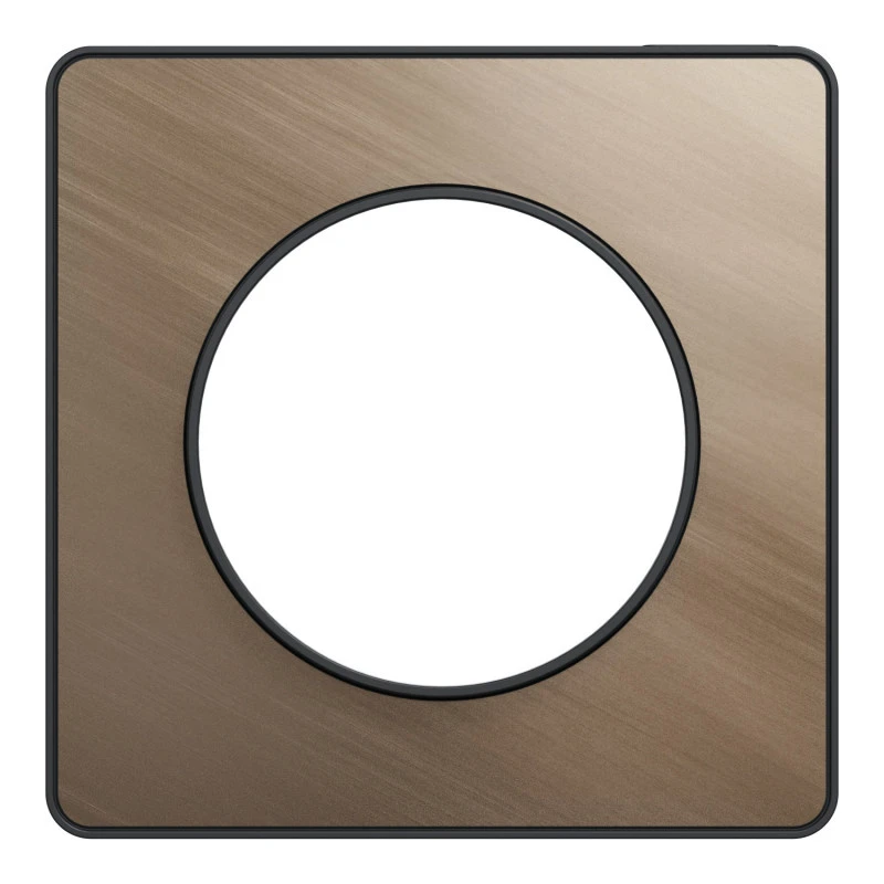 Plaque Odace Touch, Bronze brossé avec liseré Anthracite 1 poste Schneider Electric Plaque Odace Touch, Bronze Brossé Avec Liseré Anthracite 1 Poste Schneider Electric -Alliance Lec Magasin plaque odace touch bronze brosse avec lisere anthracite 1 poste schneider 1