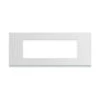 Plaque Plastique Injecté 6 Modules - 1 Poste - Pure - Entraxe 57 Mm - Gallery