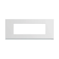 Plaque Plastique Injecté 6 Modules - 1 Poste - Pure - Entraxe 57 Mm - Gallery