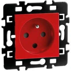 Prise 2P+T à Détrompage + Enjoliveur Eurohm Esprit