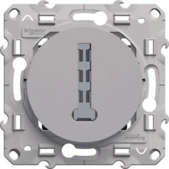 Prise Telephone En T Alu Schneider Electric Odace -Alliance Lec Magasin prise telephone en t alu schneider odace 1 2