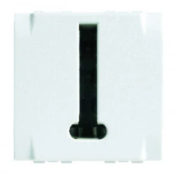 Prise Téléphone En T Livinglight - Blanc - 2 Modules