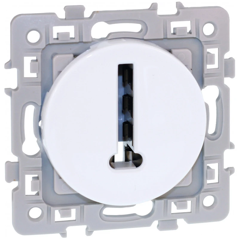 Prise Téléphone Square Blanc / Eurohm Prise Téléphone Square Blanc / Eurohm -Alliance Lec Magasin prise telephone square blanc eurohm