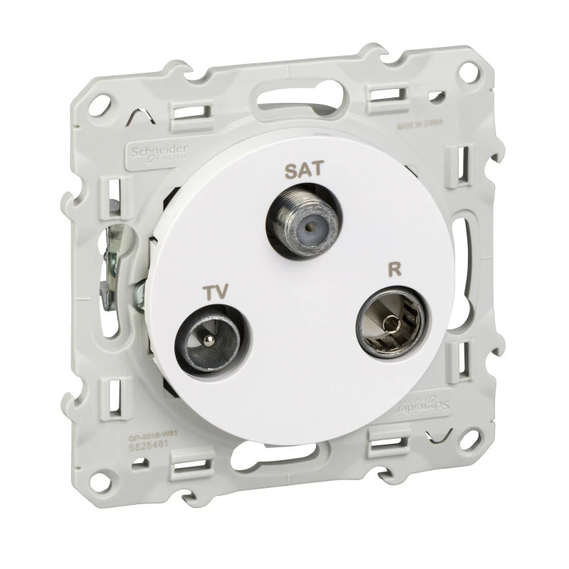 Prise TV / FM / SAT Alu Schneider Electric Odace Prise TV / FM / SAT Alu Schneider Electric Odace -Alliance Lec Magasin prise tv fm sat alu schneider odace