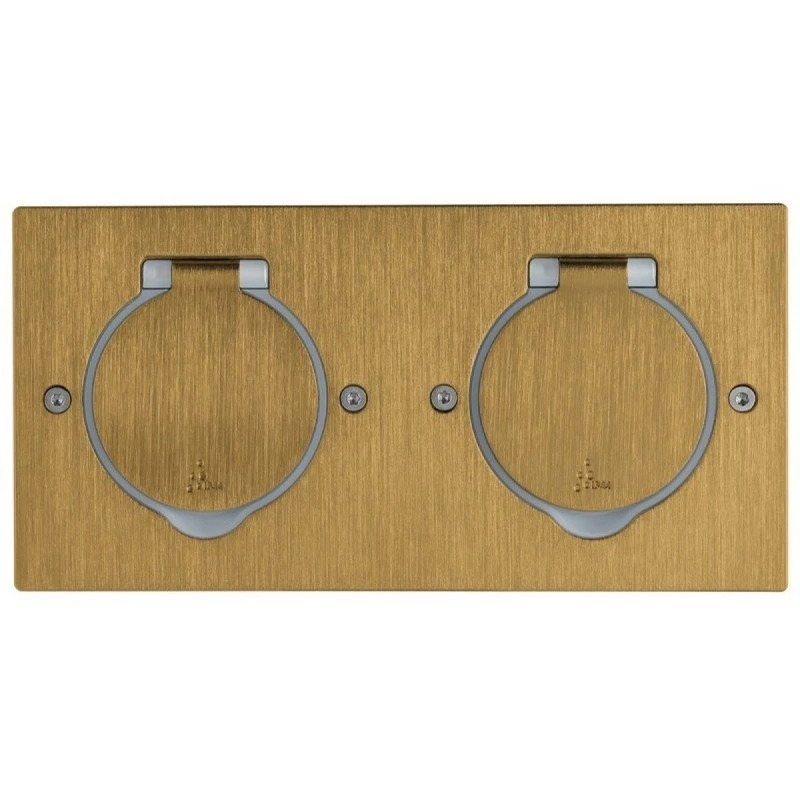 Réceptacle pour prise de sol Double rectangulaire Finition Bronze / Legrand Réceptacle Pour Prise De Sol Double Rectangulaire Finition Bronze / Legrand -Alliance Lec Magasin receptacle pour prise de sol double rectangulaire finition bronze legrand