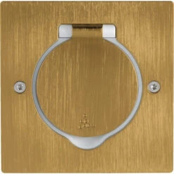 Receptacle Prise De Sol Carré - Bronze / Legrand