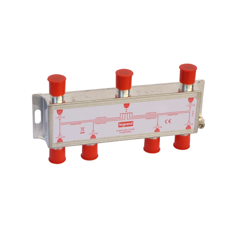 Répartiteur hertzien-satellite Legrand 6 sorties 'F' - 0-2400 MHz Répartiteur Hertzien-satellite Legrand 6 Sorties 'F' - 0-2400 MHz -Alliance Lec Magasin repartiteur hertzien satellite legrand 6 sorties f 0 2400 mhz