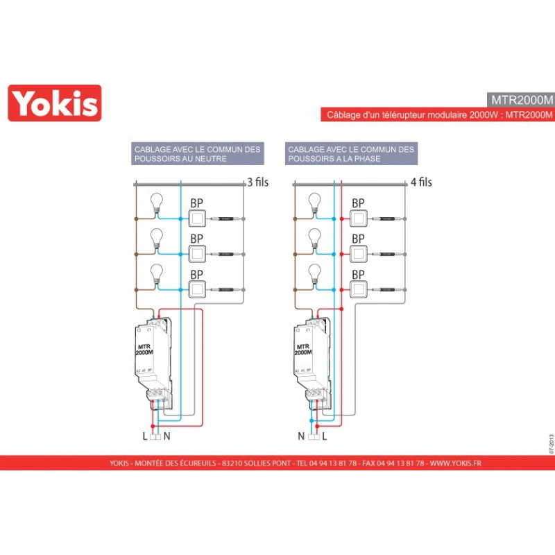 TELERUPTEUR MODULAIRE 2000W TELERUPTEUR MODULAIRE 2000W -Alliance Lec Magasin telerupteur modulaire 2000w