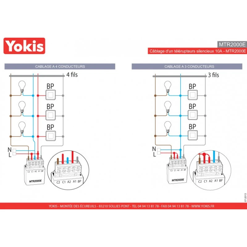 TELERUPTEUR TEMPORISE ENCASTRE 2000W GAMME YOKIS TELERUPTEUR TEMPORISE ENCASTRE 2000W GAMME YOKIS -Alliance Lec Magasin telerupteur temporise encastre 2000w gamme yokis 1