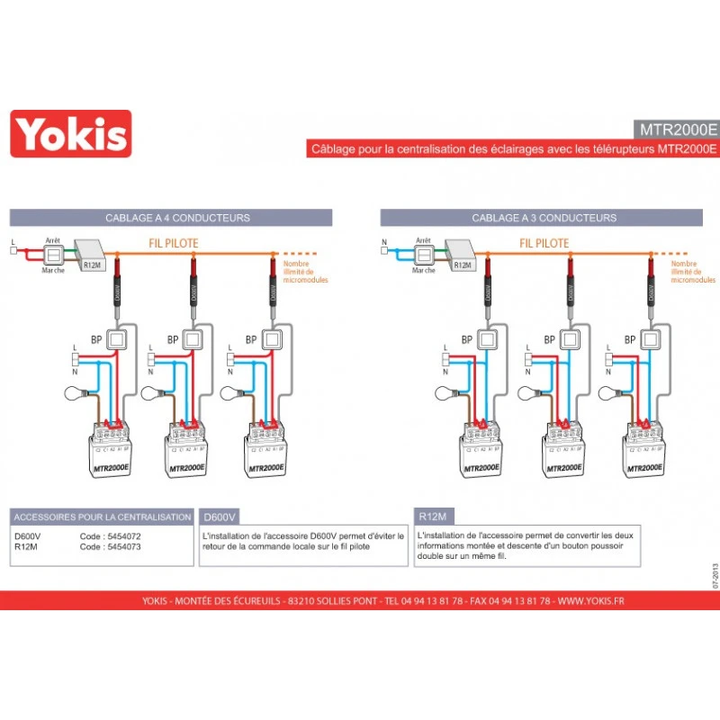 TELERUPTEUR TEMPORISE ENCASTRE 2000W GAMME YOKIS TELERUPTEUR TEMPORISE ENCASTRE 2000W GAMME YOKIS -Alliance Lec Magasin telerupteur temporise encastre 2000w gamme yokis 3