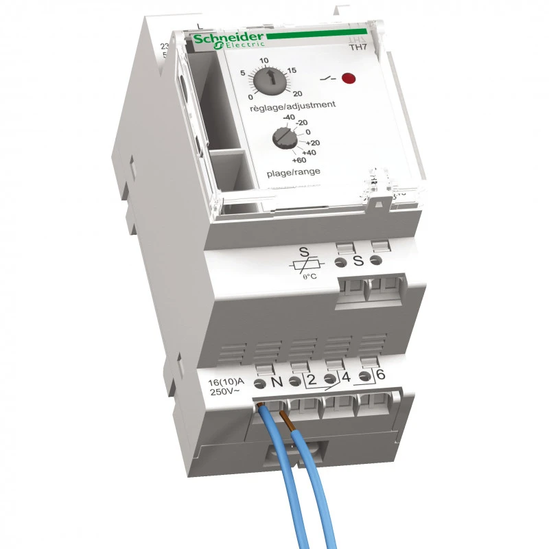 Thermostat Modulaire 6 Plages Schneider Electric TH7 Thermostat Modulaire 6 Plages Schneider Electric TH7 -Alliance Lec Magasin thermostat modulaire 6 plages schneider th7 3