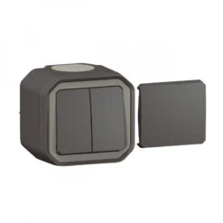 Transformeur Réversible Plexo Complet Saillie Anthracite / Legrand